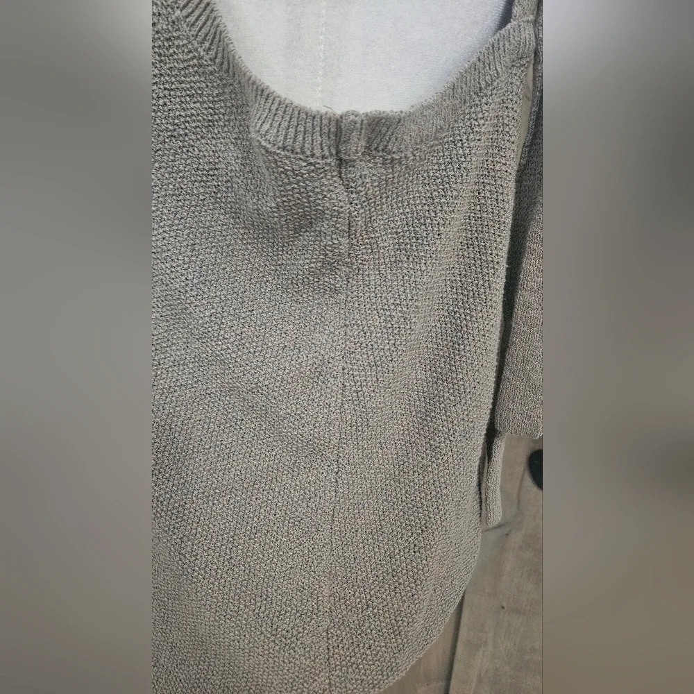 Free People Beach Keiran Tie Back Sweater Tank Top XS NWOT Phantom Gray